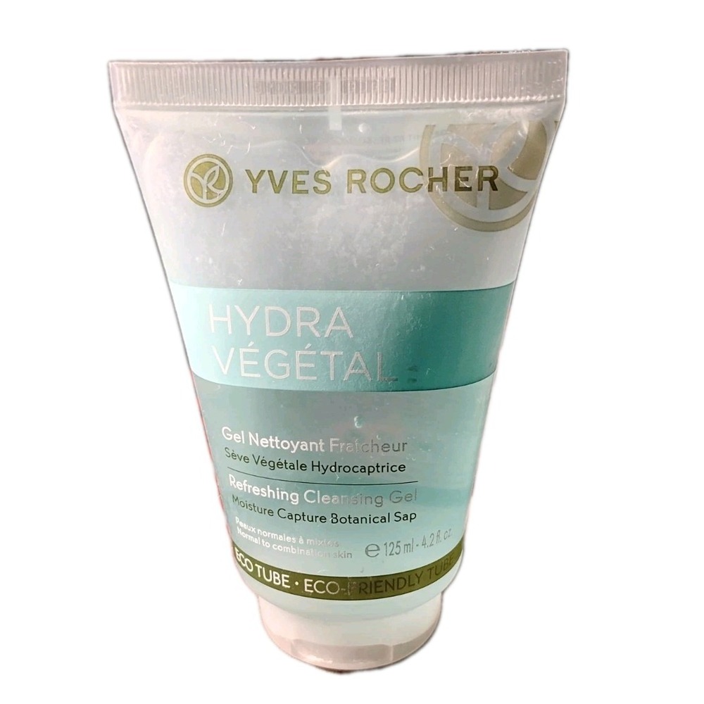 YVES ROCHER Hydra Vegetal Refreshing Cleansing Gel 4.2 oz Eco See‎ Description